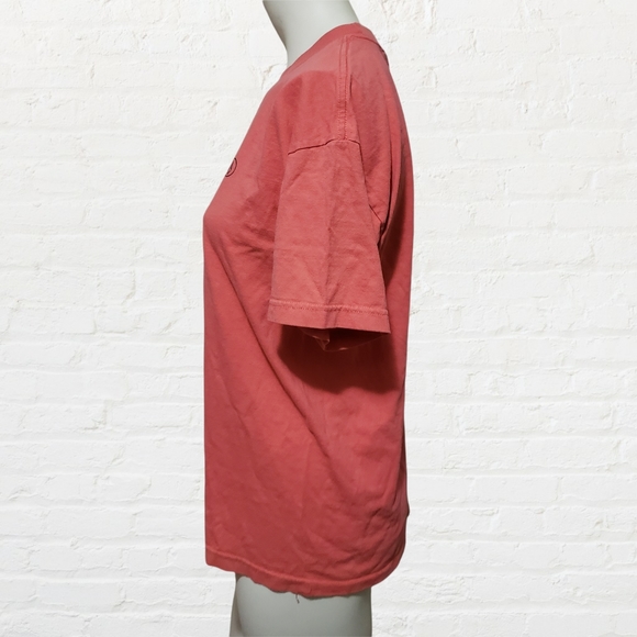 Volcom pink pre-shrunk Cotton crew neck short sleeve t-shirt medium - Picture 5 of 10